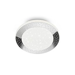 LED stropní svítidlo, pr. 28 cm, 15 W, 1600 lm, chrom - BRILO Obrázek pro produkt LED stropní svítidlo, pr. 28 cm, 15 W, 1600 lm, chrom - BRILO