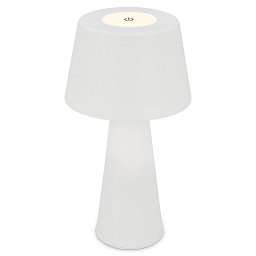 LED nabíjecí stolní lampa pr.16,5 cm 3,5W 400lm bílé - BRILO Obrázek pro produkt LED nabíjecí stolní lampa pr.16,5 cm 3,5W 400lm bílé - BRILO