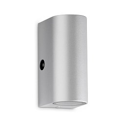 TELEFUNKEN LED venkovní nástěnné svítidlo s čidlem, 15,1 cm, 10 W, stříbrná - BRILONER Obrázek pro produkt TELEFUNKEN LED venkovní nástěnné svítidlo s čidlem, 15,1 cm, 10 W, stříbrná - BRILONER