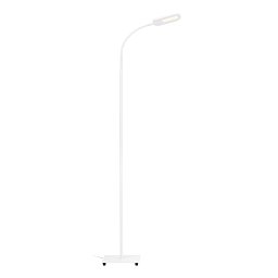LED CCT stojací svítidlo s dotykovým vypínačem 128 cm 6,6W 600lm bílé - BRILO Obrázek pro produkt LED CCT stojací svítidlo s dotykovým vypínačem 128 cm 6,6W 600lm bílé - BRILO