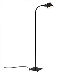 Stojací svítidlo 152 cm 1x E27 10W černá - BRILO Obrázek pro produkt Stojací svítidlo 152 cm 1x E27 10W černá - BRILO