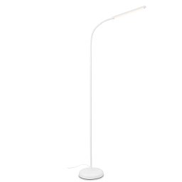 LED stojací svítidlo, 126,5 cm, LED modul, 6W, 600lm, bílé - BRILO Obrázek pro produkt LED stojací svítidlo, 126,5 cm, LED modul, 6W, 600lm, bílé - BRILO