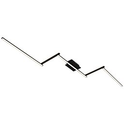 LED stropní svítidlo, 227,2 cm, 24 W, černá - BRILO Obrázek pro produkt LED stropní svítidlo, 227,2 cm, 24 W, černá - BRILO