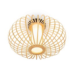 Stropní svítidlo, 40 cm, 1x E27, max. 10W, dřevo - BRILONER Obrázek pro produkt Stropní svítidlo, 40 cm, 1x E27, max. 10W, dřevo - BRILONER