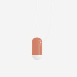 Závěsné svítidlo CAPSULE 5,8W LED 4000K sklo červenobéžová opál DALI ZL.L2.C15.75L - LUCIS Obrázek pro produkt Závěsné svítidlo CAPSULE 5,8W LED 4000K sklo červenobéžová opál DALI ZL.L2.C15.75L - LUCIS