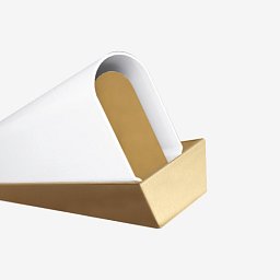 Nástěnné svítidlo AULA 9,1W LED 4000K akrylátové sklo mosaz DALI AU3.L4.600.74L - LUCIS Obrázek pro produkt Nástěnné svítidlo AULA 9,1W LED 4000K akrylátové sklo mosaz DALI AU3.L4.600.74L - LUCIS