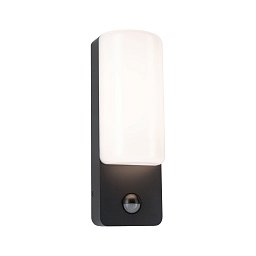 LED venkovní nástěnné svítidlo Bonnie pohybové čidlo IP44 93x77mm 3000K 8,5W 230V antracit hliník - PAULMANN Obrázek pro produkt LED venkovní nástěnné svítidlo Bonnie pohybové čidlo IP44 93x77mm 3000K 8,5W 230V antracit hliník - PAULMANN