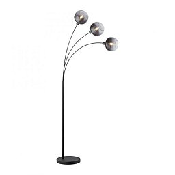 ZEA LED stojací svítidlo 3 ramenné černá kouřové sklo moderní nastavitelné - LEUCHTEN DIREKT / JUST LIGHT Obrázek pro produkt ZEA LED stojací svítidlo 3 ramenné černá kouřové sklo moderní nastavitelné - LEUCHTEN DIREKT / JUST LIGHT