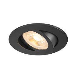 NEW TRIA® 68 stropní vestavné svítidlo, kulaté, max. 10W GU10, černá - BIG WHITE (SLV) Obrázek pro produkt NEW TRIA® 68 stropní vestavné svítidlo, kulaté, max. 10W GU10, černá - BIG WHITE (SLV)