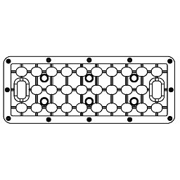 SADA 3 čoček 40x120d pro svítidlo EXTREMA - CENTURY Obrázek pro produkt SADA 3 čoček 40x120d pro svítidlo EXTREMA - CENTURY