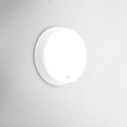 Venkovní nástěnné LED svítidlo kulaté OASI CCT 14W 3000/4000/6500K IP54 bílá pohybové čidlo - CENTURY Obrázek pro produkt Venkovní nástěnné LED svítidlo kulaté OASI CCT 14W 3000/4000/6500K IP54 bílá pohybové čidlo - CENTURY