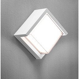 PURA LED venkovní nástěnné svítidlo Cube bílá 10W 4000K IP65 - CENTURY Obrázek pro produkt PURA LED venkovní nástěnné svítidlo Cube bílá 10W 4000K IP65 - CENTURY