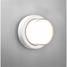 PURA LED venkovní nástěnné svítidlo Round bílá 10W 4000K IP65 - CENTURY Obrázek pro produkt PURA LED venkovní nástěnné svítidlo Round bílá 10W 4000K IP65 - CENTURY