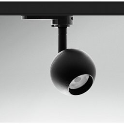 Svítidlo pro 3fázovou lištu REGIA SHOP MINI SPHERE černá LED 10W 4000K CRI90 UGR16 - CENTURY Obrázek pro produkt Svítidlo pro 3fázovou lištu REGIA SHOP MINI SPHERE černá LED 10W 4000K CRI90 UGR16 - CENTURY