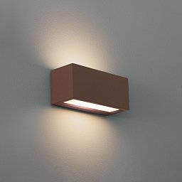 Venkovní nástěnné svítidlo REVERSO E27 corten IP65 - CENTURY Obrázek pro produkt Venkovní nástěnné svítidlo REVERSO E27 corten IP65 - CENTURY