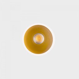 NOON zapuštěné svítidlo s rámečkem bílá-zlatá 5 W 3000K fázové stmívání - KOHL-Lighting Obrázek pro produkt NOON zapuštěné svítidlo s rámečkem bílá-zlatá 5 W 3000K fázové stmívání - KOHL-Lighting