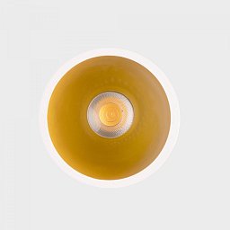 NOON zapuštěné svítidlo s rámečkem bílá-zlatá 10 W 2700K PUSH - KOHL-Lighting Obrázek pro produkt NOON zapuštěné svítidlo s rámečkem bílá-zlatá 10 W 2700K PUSH - KOHL-Lighting