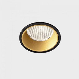 VERSUS zapuštěné svítidlo s rámečkem černá-zlatá 10 W 3000K PUSH - KOHL-Lighting Obrázek pro produkt VERSUS zapuštěné svítidlo s rámečkem černá-zlatá 10 W 3000K PUSH - KOHL-Lighting