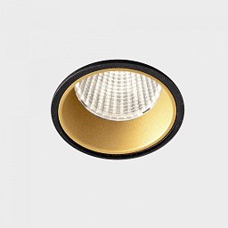 VERSUS zapuštěné svítidlo s rámečkem černá-zlatá 15 W 3000K nestmívatelné - KOHL-Lighting Obrázek pro produkt VERSUS zapuštěné svítidlo s rámečkem černá-zlatá 15 W 3000K nestmívatelné - KOHL-Lighting