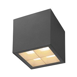 S-CUBE stropní přisazené svítidlo, 2700/3000 K, 15 W, PHASE, 80°, antracit - BIG WHITE (SLV) Obrázek pro produkt S-CUBE stropní přisazené svítidlo, 2700/3000 K, 15 W, PHASE, 80°, antracit - BIG WHITE (SLV)
