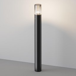 Venkovní sloupkové svítidlo Amas E27 60W černý hliník čiré sklo IP54 - MAYTONI Obrázek pro produkt Venkovní sloupkové svítidlo Amas E27 60W černý hliník čiré sklo IP54 - MAYTONI