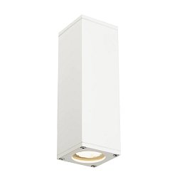Venkovní svítidlo THEO dvousměrná venkovní bílá 230V GU10 2x35W - BIG WHITE (SLV) Obrázek pro produkt Venkovní svítidlo THEO dvousměrná venkovní bílá 230V GU10 2x35W - BIG WHITE (SLV)