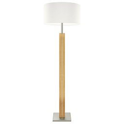 VÝPRODEJ VZORKU - Stojací lampa DANA 3x E27 max. 60W buk olejovaný / bílá látka - HERZBLUT Obrázek pro produkt VÝPRODEJ VZORKU - Stojací lampa DANA 3x E27 max. 60W buk olejovaný / bílá látka - HERZBLUT