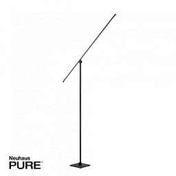 PURE Grafo LED stojací svítidlo černé lampička na čtení nastavitelné stmívatelné 3000K - PAUL NEUHAUS Obrázek pro produkt PURE Grafo LED stojací svítidlo černé lampička na čtení nastavitelné stmívatelné 3000K - PAUL NEUHAUS