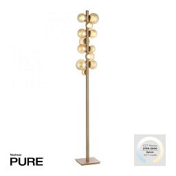 LED stojací svítidlo PURE Popup bronz stmívatelné jantarové sklo 2700-5000K - PAUL NEUHAUS Obrázek pro produkt LED stojací svítidlo PURE Popup bronz stmívatelné jantarové sklo 2700-5000K - PAUL NEUHAUS