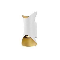 MODELA nástěnné svítidlo, up/down, 2700K, fáze, bílá/zlatá - BIG WHITE (SLV) Obrázek pro produkt MODELA nástěnné svítidlo, up/down, 2700K, fáze, bílá/zlatá - BIG WHITE (SLV)