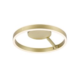 ONE nástěnné a stropní svítidlo, kulaté, 2700/3000K, 14W, DALI, Dotykové ovládání, 130°, mosazné - BIG WHITE (SLV) Obrázek pro produkt ONE nástěnné a stropní svítidlo, kulaté, 2700/3000K, 14W, DALI, Dotykové ovládání, 130°, mosazné - BIG WHITE (SLV)