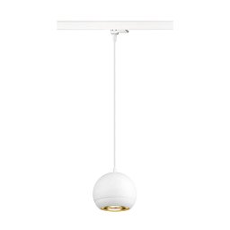 LIGHT EYE® 150 3~ závěsné svítidlo, GU10, délka závěsu 150cm, 1x max. 13W, matně bílá - BIG WHITE (SLV) Obrázek pro produkt LIGHT EYE® 150 3~ závěsné svítidlo, GU10, délka závěsu 150cm, 1x max. 13W, matně bílá - BIG WHITE (SLV)