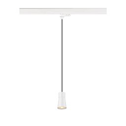 PURI 2.0 Cone 3~ závěsné světlo, GU10, délka závěsu 200cm, 1x max. 6W, bílá barva - BIG WHITE (SLV) Obrázek pro produkt PURI 2.0 Cone 3~ závěsné světlo, GU10, délka závěsu 200cm, 1x max. 6W, bílá barva - BIG WHITE (SLV)