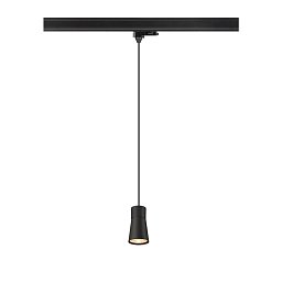 PURI 2.0 Cone 3~ závěsné světlo, GU10, délka závěsu 200cm, 1x max. 6W, černá barva. - BIG WHITE (SLV) Obrázek pro produkt PURI 2.0 Cone 3~ závěsné světlo, GU10, délka závěsu 200cm, 1x max. 6W, černá barva. - BIG WHITE (SLV)