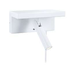 LED nástěnné svítidlo 3-krokové-stmívatelné Jerik USB C 3000K 230V 2,4W stmívatelné bílá mat - PAULMANN Obrázek pro produkt LED nástěnné svítidlo 3-krokové-stmívatelné Jerik USB C 3000K 230V 2,4W stmívatelné bílá mat - PAULMANN