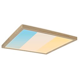 LED Panel Atria Shine IP44 hranaté 298x298mm 15,7W CCT design dřevo dub - PAULMANN Obrázek pro produkt LED Panel Atria Shine IP44 hranaté 298x298mm 15,7W CCT design dřevo dub - PAULMANN