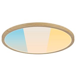 LED Panel Atria Shine IP44 kruhové 398mm 20,8W CCT design dřevo dub - PAULMANN Obrázek pro produkt LED Panel Atria Shine IP44 kruhové 398mm 20,8W CCT design dřevo dub - PAULMANN