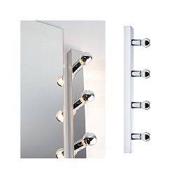 Svítidlo k zrcadlu Regula II IP44 E14 230V max. 4x40W stmívatelné chrom - PAULMANN Obrázek pro produkt Svítidlo k zrcadlu Regula II IP44 E14 230V max. 4x40W stmívatelné chrom - PAULMANN