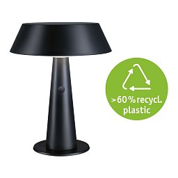 Solární LED stolní lampa Soala 2700K 2,1W antracit - PAULMANN Obrázek pro produkt Solární LED stolní lampa Soala 2700K 2,1W antracit - PAULMANN
