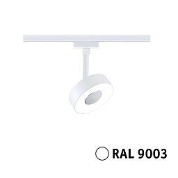 URail LED lištový spot 3-krokové-stmívatelné Circle spot 5W 4000K stmívatelné 230V bílá - PAULMANN Obrázek pro produkt URail LED lištový spot 3-krokové-stmívatelné Circle spot 5W 4000K stmívatelné 230V bílá - PAULMANN