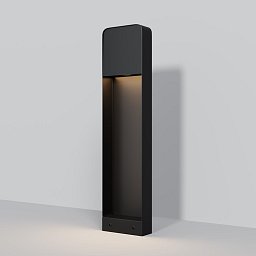 Venkovní stojací svítidlo Porte 3000K 7W teplá bílá 250lm černý hliník IP54 - MAYTONI Obrázek pro produkt Venkovní stojací svítidlo Porte 3000K 7W teplá bílá 250lm černý hliník IP54 - MAYTONI