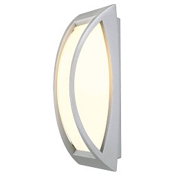Venkovní svítidlo MERIDIAN ii nástěnná stříbrnošedá 230V E27 24W - BIG WHITE (SLV) Obrázek pro produkt Venkovní svítidlo MERIDIAN ii nástěnná stříbrnošedá 230V E27 24W - BIG WHITE (SLV)