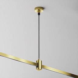 Lankový závěs s napájením pro magnetickou lištu 24V mosaz hliník Flarity - MAYTONI Obrázek pro produkt Lankový závěs s napájením pro magnetickou lištu 24V mosaz hliník Flarity - MAYTONI