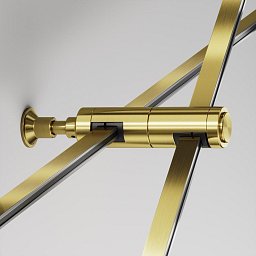 Upevnění na stěnu dvojité pro magnetickou lištu 24V mosaz hliník Flarity - MAYTONI Obrázek pro produkt Upevnění na stěnu dvojité pro magnetickou lištu 24V mosaz hliník Flarity - MAYTONI