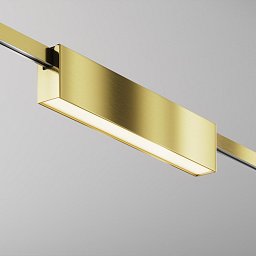 Svítidlo pro kolejnicový systém Basis 2700K 12W teplá bílá 400lm mosaz hliník Flarity - MAYTONI Obrázek pro produkt Svítidlo pro kolejnicový systém Basis 2700K 12W teplá bílá 400lm mosaz hliník Flarity - MAYTONI