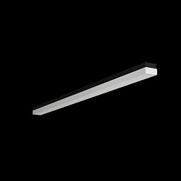 MATAR 3 stropní/nástěnné plastové svítidlo černá / bílá IP44 4000 K 18W LED DALI - OSMONT Obrázek pro produkt MATAR 3 stropní/nástěnné plastové svítidlo černá / bílá IP44 4000 K 18W LED DALI - OSMONT