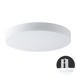 ELSA V16 stropní/nástěnné skleněné polovestavné svítidlo bílá IP44 4000 K 54W LED DALI - OSMONT Obrázek pro produkt ELSA V16 stropní/nástěnné skleněné polovestavné svítidlo bílá IP44 4000 K 54W LED DALI - OSMONT