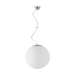 ADRIA L3 závěsné skleněné svítidlo kartáčovaná nerez / bílá IP40 40W E27 HF - OSMONT Obrázek pro produkt ADRIA L3 závěsné skleněné svítidlo kartáčovaná nerez / bílá IP40 40W E27 HF - OSMONT