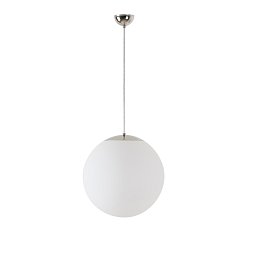 ADRIA S3 závěsné skleněné svítidlo nerez / bílá IP40 40W E27 HF - OSMONT Obrázek pro produkt ADRIA S3 závěsné skleněné svítidlo nerez / bílá IP40 40W E27 HF - OSMONT