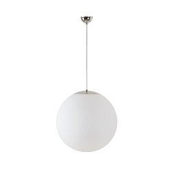 ADRIA S4 závěsné skleněné svítidlo nerez / bílá IP40 40W E27 HF - OSMONT Obrázek pro produkt ADRIA S4 závěsné skleněné svítidlo nerez / bílá IP40 40W E27 HF - OSMONT